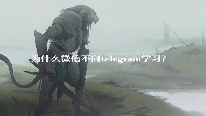 为什么微信不向telegram学习？