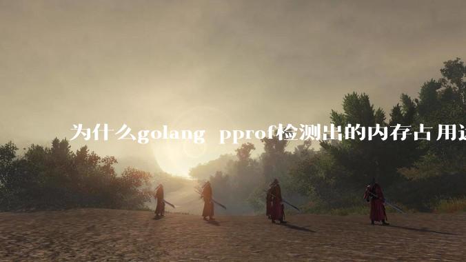 为什么golang pprof检测出的内存占用远小于top命令查看到的内存占用量？